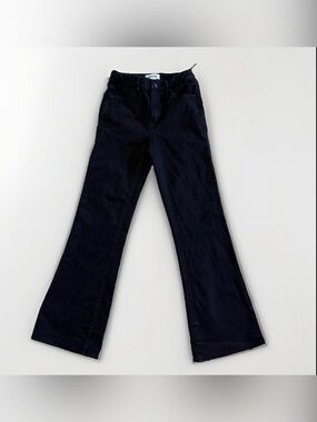 RSQ High Rise Flare Black Jeans Size 26 Stretch Denim